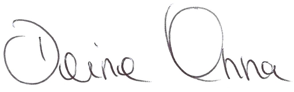 Unterschrift Deine Anna